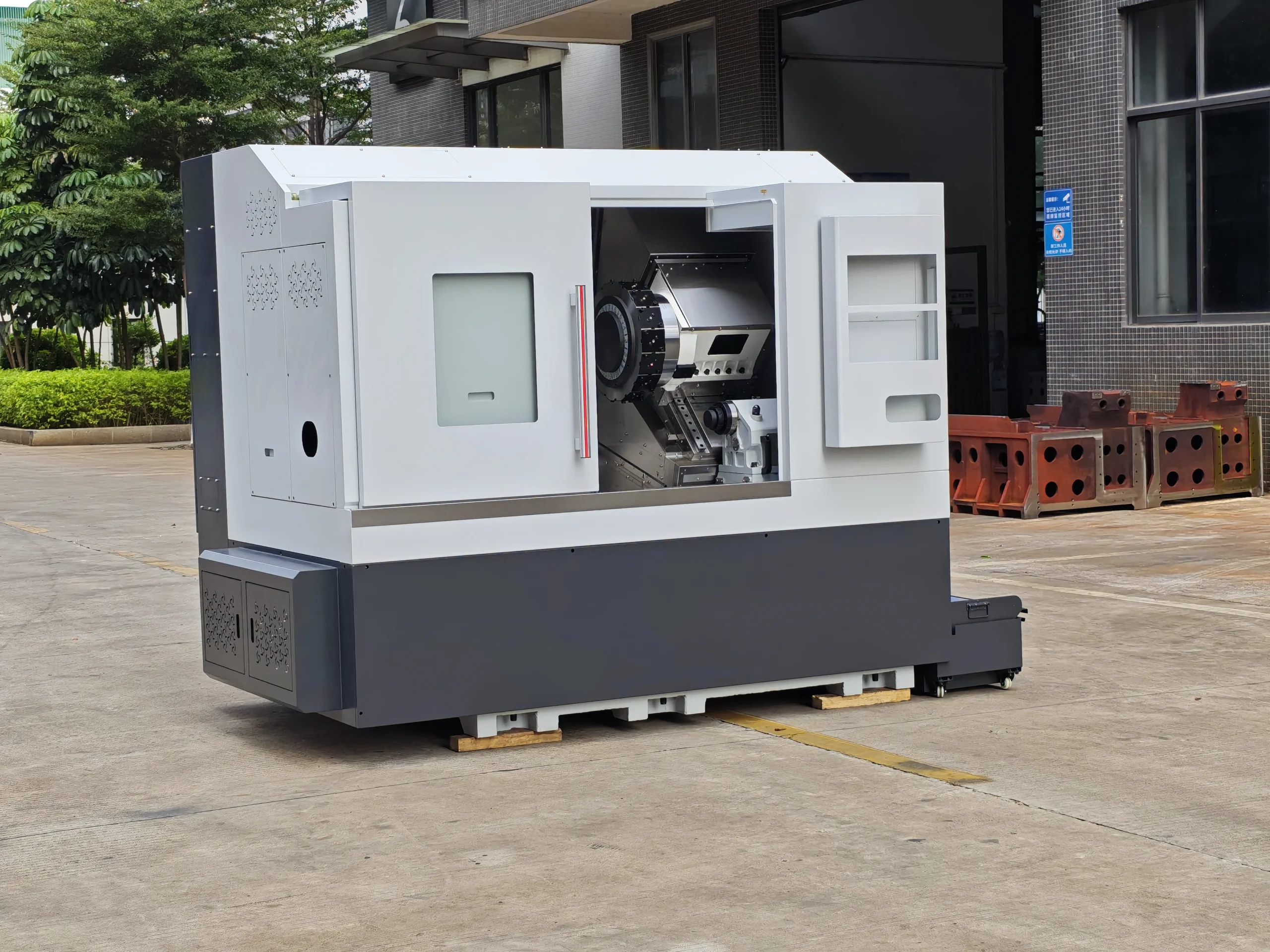 DWSCNC DT52-420CY Interpolated Y-Axis Turn-Mill Lathe