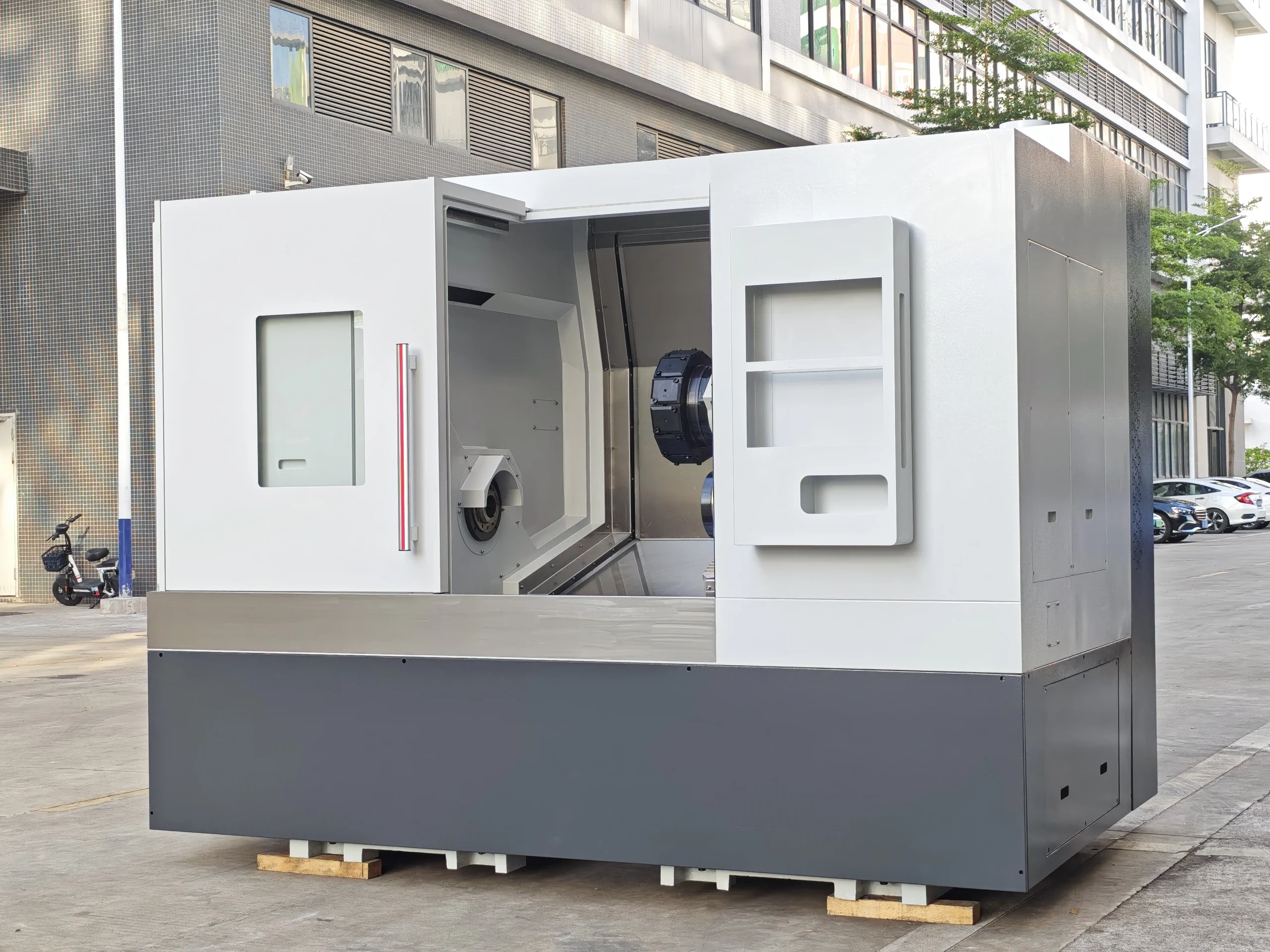 DWSCNC DT52/46-550CY Twin-Spindle Turn-Mill Lathe